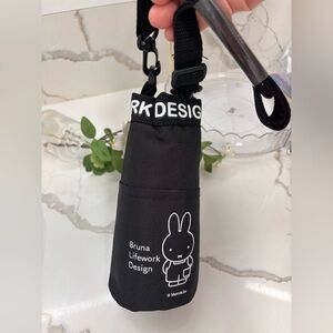 Miffy🐰🩶Black Beverage Tote Bag